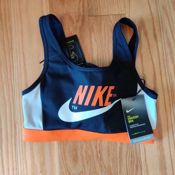 Nike Swoosh Icon Clash Women's Medium-Support 1-Piece Pad Sports Bra (NWT) - Picture 2 of 2
